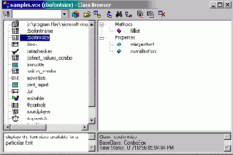  Class Browser