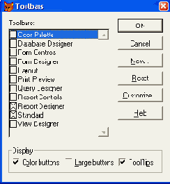   Toolbars