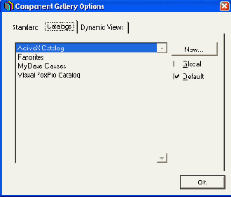  Catalogs  Component Gallery Options