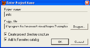   Enter Project Name