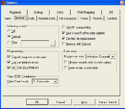  General   Options